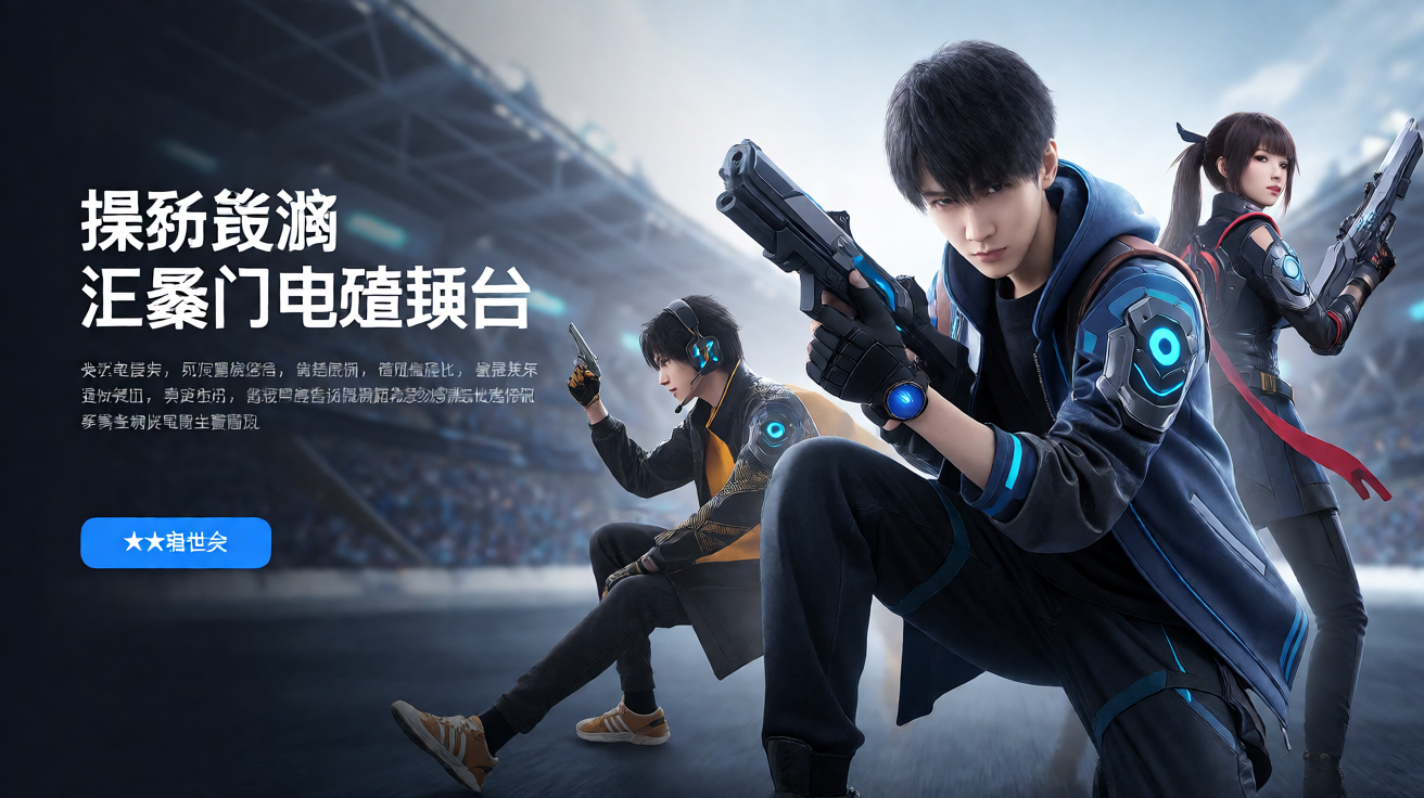 乐鱼电竞平台主视觉，展现电竞竞技氛围